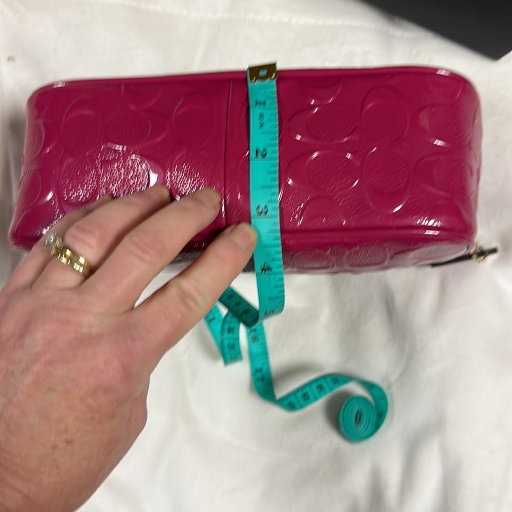 NWT Cranberry Coach crossbody. - Picture 11 of 11